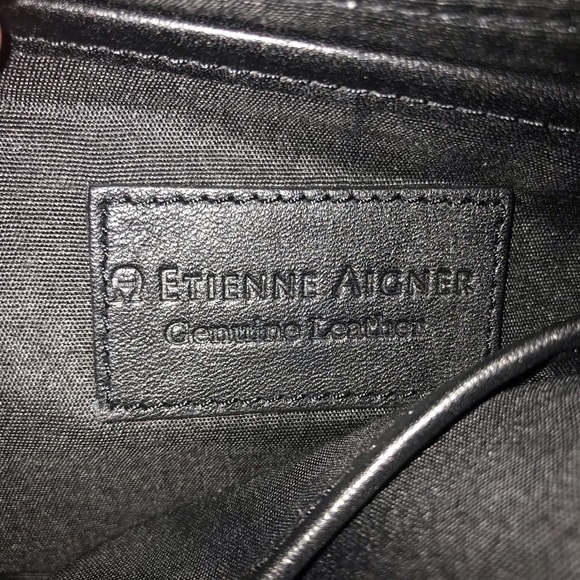 NWOT Etienne Aigner black leather purse - Picture 5 of 8